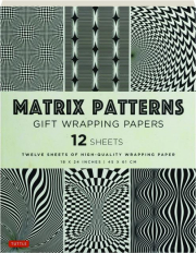 MATRIX PATTERNS GIFT WRAPPING PAPERS