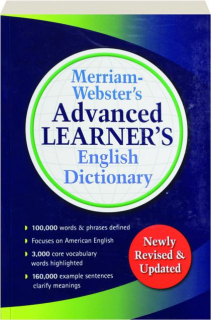 MERRIAM-WEBSTER'S ADVANCED LEARNER'S ENGLISH DICTIONARY