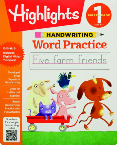 <I>HIGHLIGHTS</I> HANDWRITING WORD PRACTICE