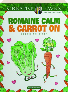 CREATIVE HAVEN ROMAINE CALM & CARROT ON COLORING BOOK