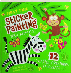 FIRST FUN STICKER PAINTING WILD ANIMALS