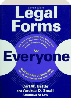 LEGAL FORMS FOR EVERYONE, SEVENTH EDITION