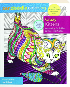 CRAZY KITTENS: Zendoodle Coloring