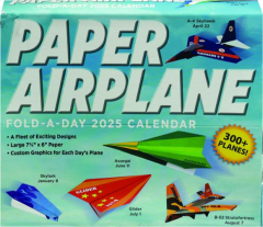 2025 PAPER AIRPLANE FOLD-A-DAY CALENDAR