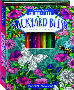 BACKYARD BLISS: Creative Pages Coloring kit