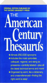 THE AMERICAN CENTURY THESAURUS