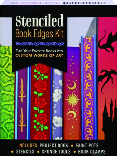 STENCILED BOOK EDGES KIT