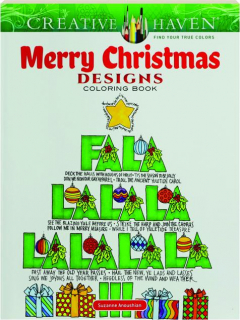 MERRY CHRISTMAS DESIGNS COLORING BOOK: Creative Haven