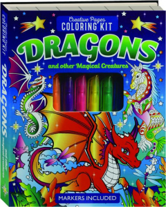 DRAGONS AND OTHER MAGICAL CREATURES: Creative Pages Coloring Kit