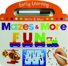 WRITE & WIPE MAZES & MORE FUN