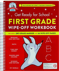 GET READY FOR SCHOOL FIRST GRADE WIPE-OFF WORKBOOK