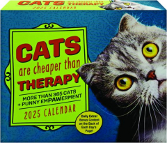 2025 CATS ARE CHEAPER THAN THERAPY CALENDAR