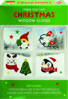 MAKE YOUR OWN CHRISTMAS WINDOW CLINGS