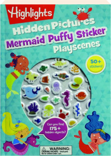 MERMAID HIDDEN PICTURES PUFFY STICKER PLAYSCENES