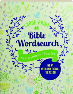 LARGE PRINT BIBLE WORDSEARCH: New Testament Puzzles