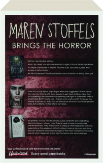 MAREN STOFFELS 3-BOOK BUNDLE: Room Service / Fright Night / Escape Room