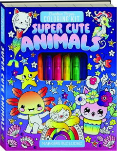 SUPER CUTE ANIMALS: Creative Pages Coloring Kit