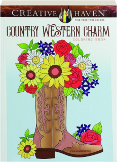 CREATIVE HAVEN COUNTRY WESTERN CHARM COLORING BOOK