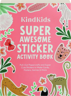 KINDKIDS SUPER AWESOME STICKER ACTIVITY BOOK