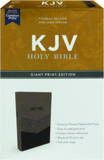 KJV GIANT COMFORT PRINT HOLY BIBLE