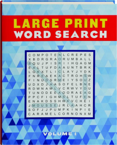 LARGE PRINT WORD SEARCH, VOLUME 1