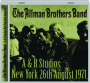 THE ALLMAN BROTHERS BAND: A&R Studios - Thumb 1