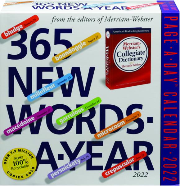 2022 365 New Words-A-Year Page-A-Day Calendar - Hamiltonbook.com