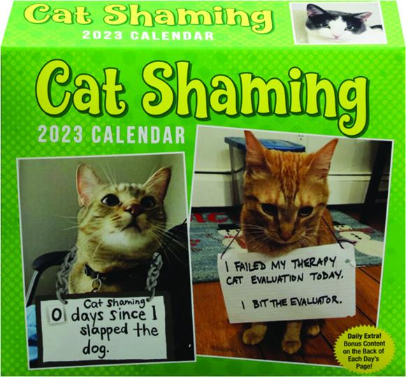 2023 CAT SHAMING CALENDAR - HamiltonBook.com
