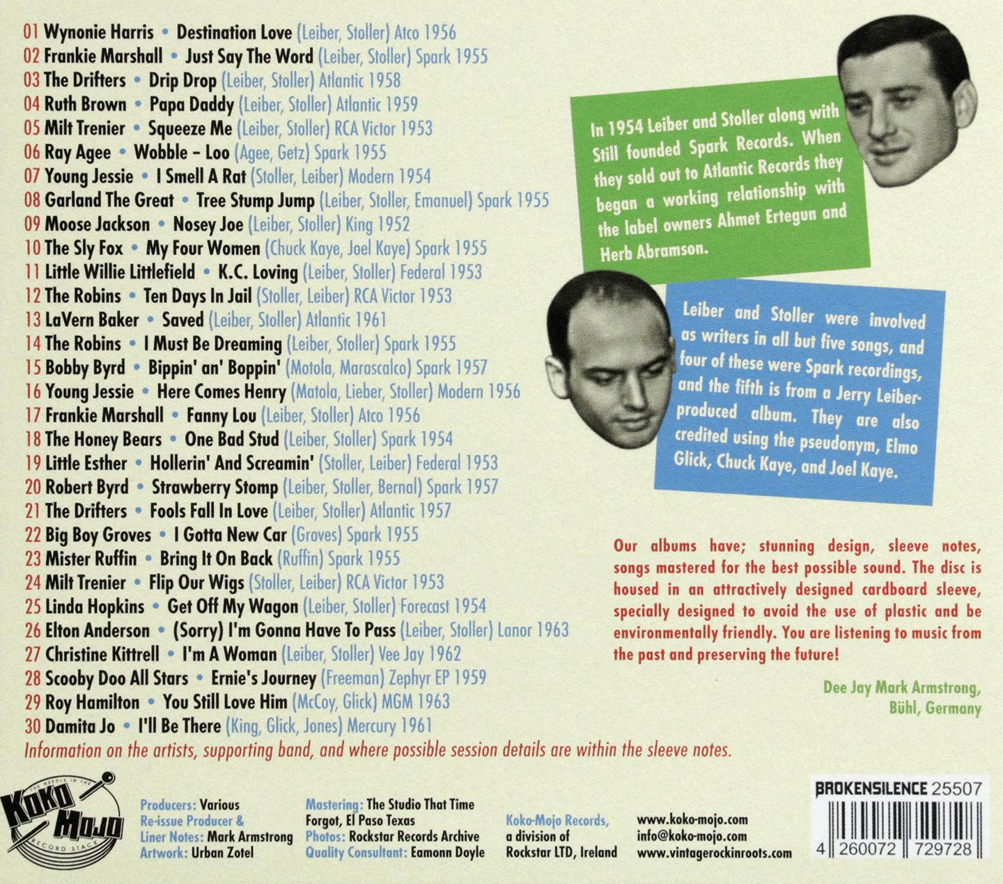 SPOTLIGHT ON LEIBER AND STOLLER: The R&B Recordings--Flip Our Wigs ...