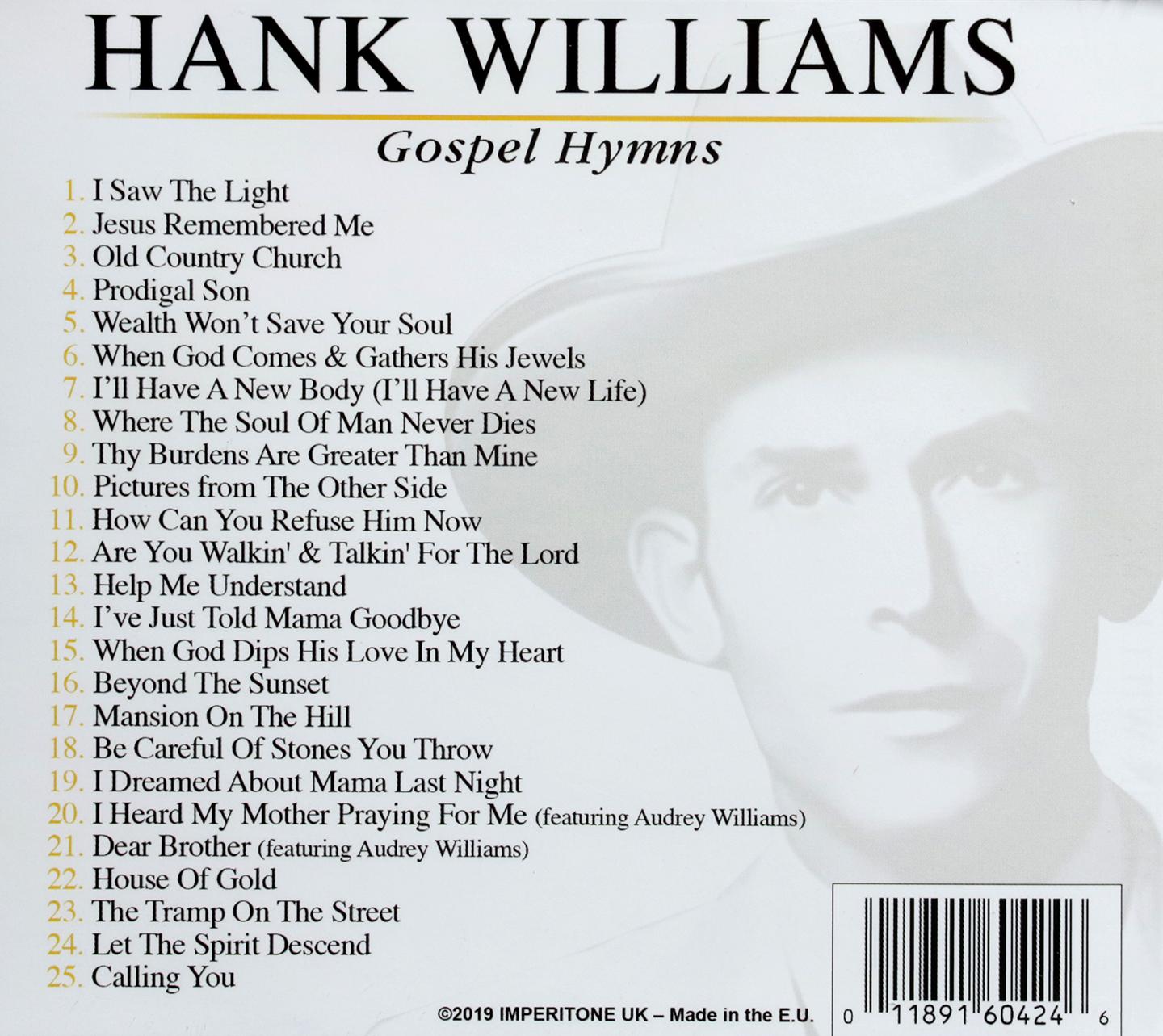 HANK WILLIAMS: Gospel Hymns - HamiltonBook.com