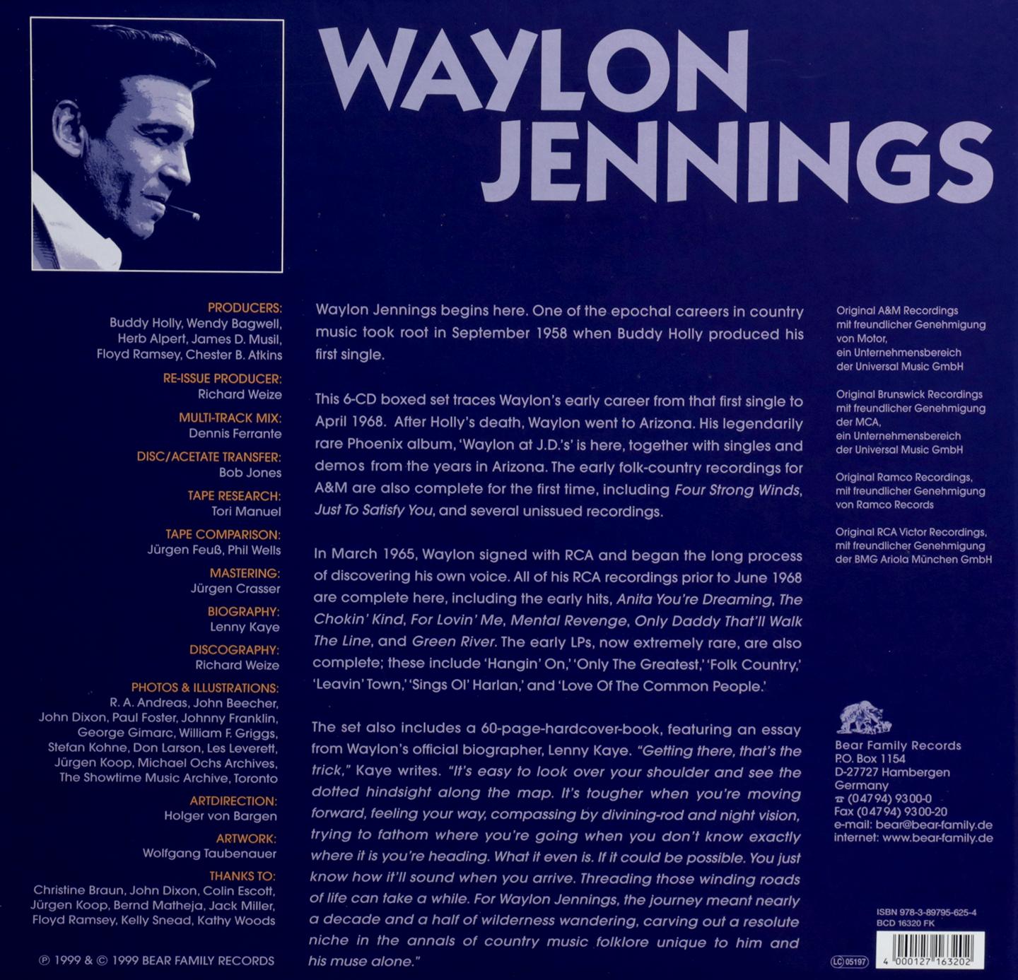 WAYLON JENNINGS: The Journey - HamiltonBook.com