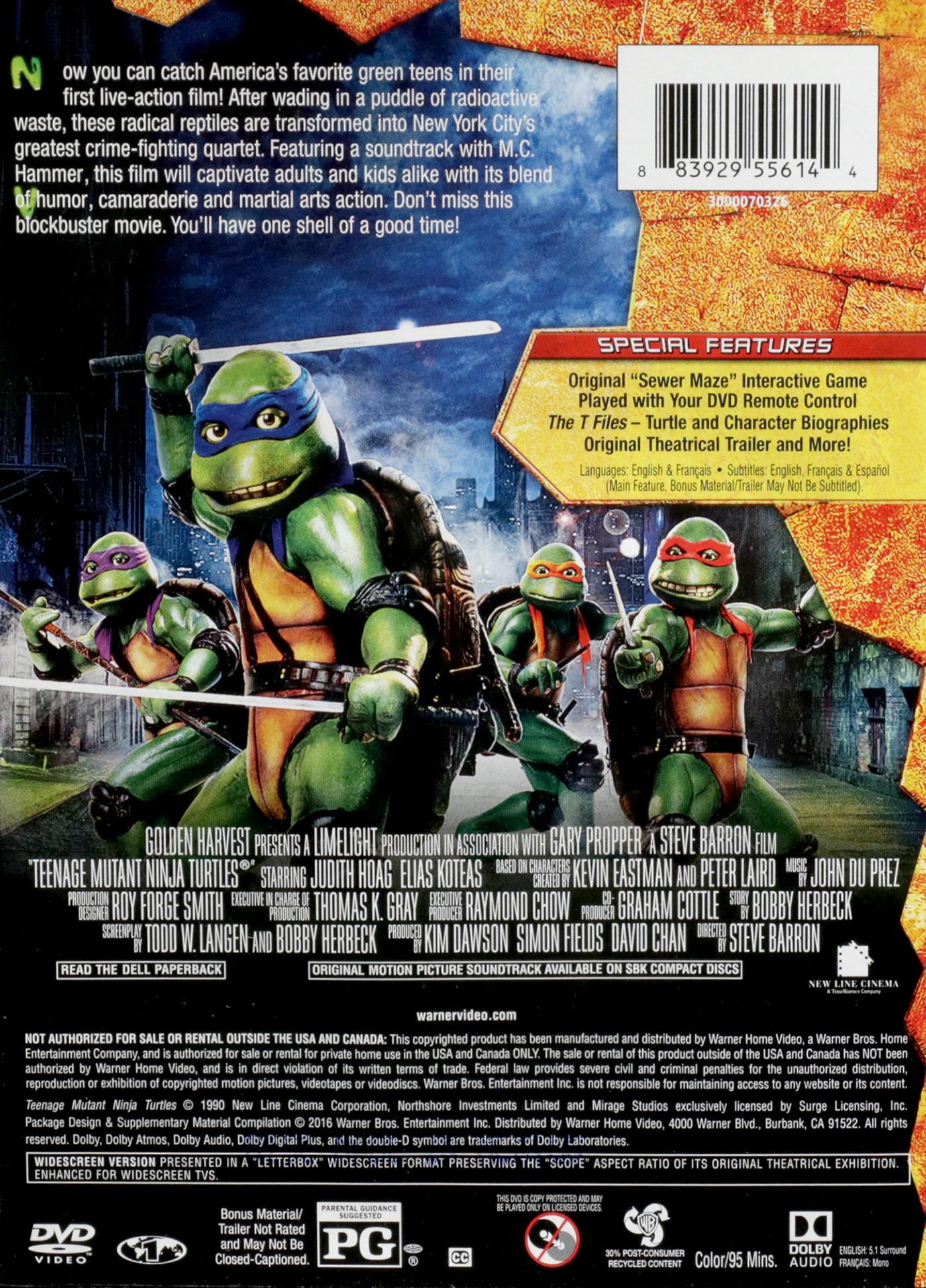 TEENAGE MUTANT NINJA TURTLES: The Original Movie - HamiltonBook.com