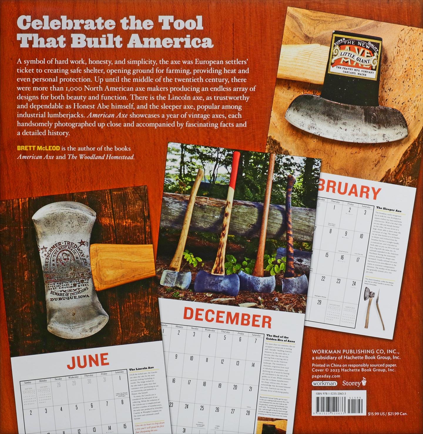 2024 AMERICAN AXE CALENDAR HamiltonBook Com   7898045B.JPG