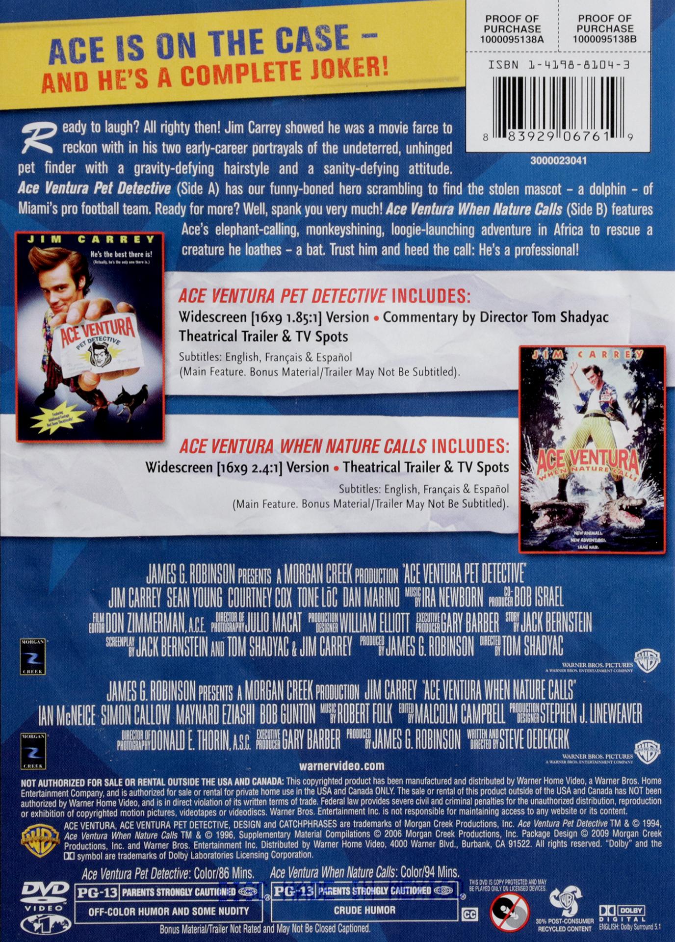 ACE VENTURA COLLECTION - HamiltonBook.com