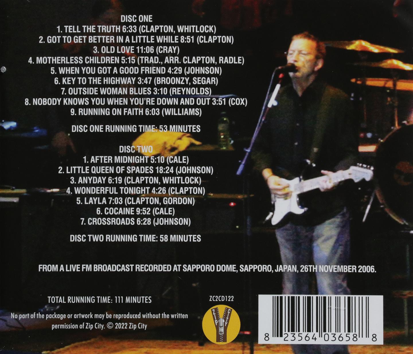 ERIC CLAPTON: The Road to Sapporo - HamiltonBook.com