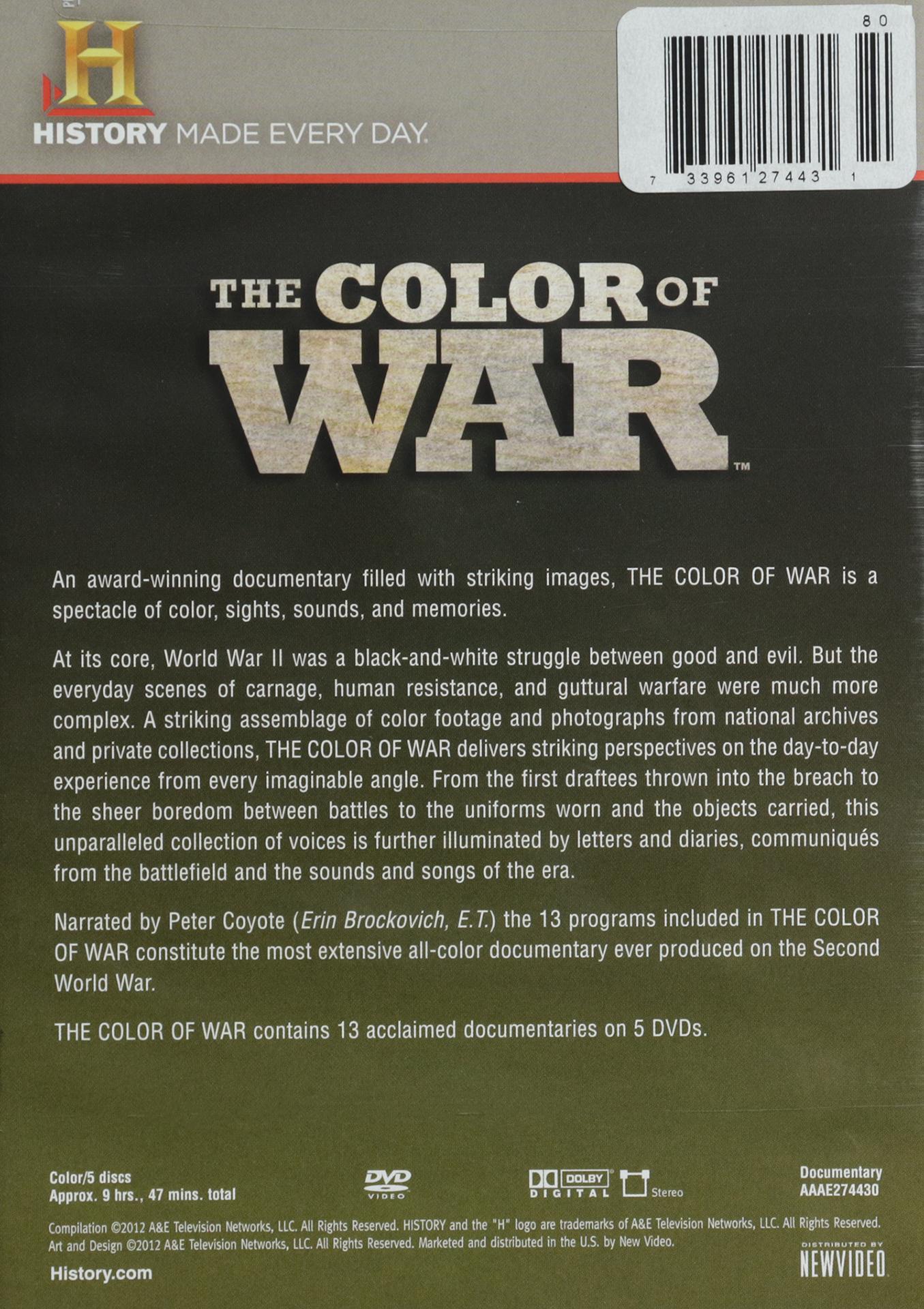 THE COLOR OF WAR History Classics